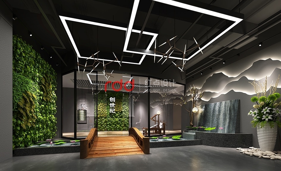 服飾公司辦公室設(shè)計-創(chuàng)世紀(jì)服飾-前廳.jpg
