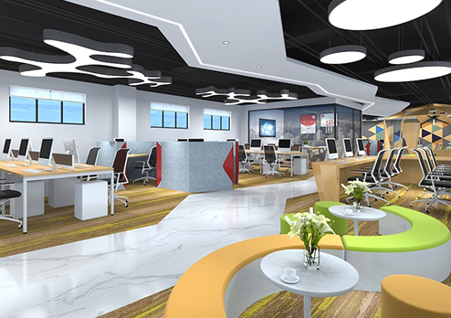 魔方青創(chuàng)工作室辦公室裝修設(shè)計(jì)