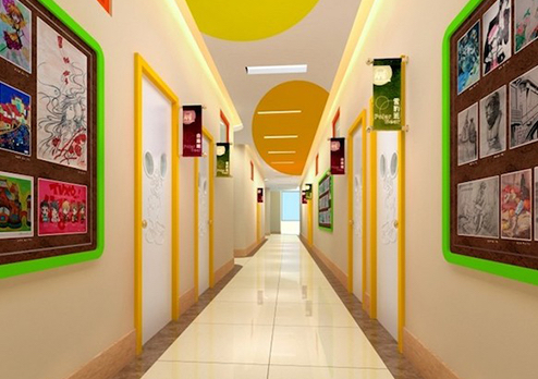 昂立培訓(xùn)中心教育空間裝修設(shè)計