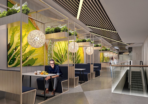 廣州曜一城環(huán)球美食體驗館軟裝設(shè)計