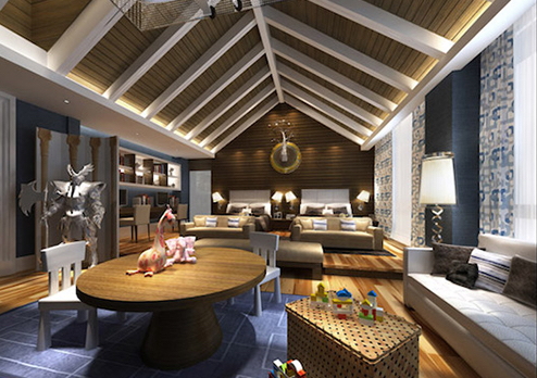 南湖頤和高爾夫謝宅別墅軟裝設(shè)計裝修