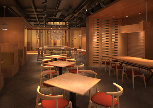 日本料理深圳連鎖店設計裝修