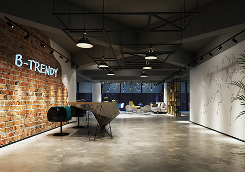 B-TRENDY鞋業(yè)辦公室裝修設(shè)計(jì)