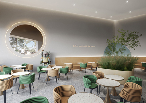 初茶（中山港口店）-現(xiàn)代簡約風(fēng)奶茶店設(shè)計裝修